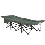 Outsunny Sonnenliege, klappbar, neigbare Rückenlehne, mit Becherhalter, bis 120 kg, 68 x 186 x 48 cm, Grau