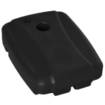 Outsunny Sonnenschirmständer befüllbar bis 100 kg Schirmständer für Ampelschirm Sonnenschirm Schirmstangen mit Kreuzbasis für Garten Terrasse Balkon Schwarz 80 x 60 x 20 cm