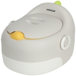 AIYAPLAY 3-in-1 Kinder-Töpfchen, abnehmbarer Sitz, Kunstleder-Polster, bis 50 kg, 6 Monate bis 6 Jahre, Grau