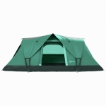 Outsunny Tente de camping familiale 5-6 pers. - tente tunelle étanche légère ventilée - grande porte + 2 fenêtres vert
