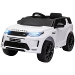 AIYAPLAY Voiture électrique pour enfants Land Rover Discovery Sport, 12V avec télécommande, lumières LED, pour 3-6 ans, blanc