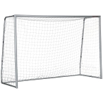 SPORTNOW 10ft x 6.5ft Football Goal, Football Net for Garden with Ground Stakes, Quick and Simple Set Up