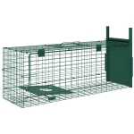 Outsunny Cage attrape animaux nuisibles 1 entrée dim. 80L x 25l x 30H cm vert foncé
