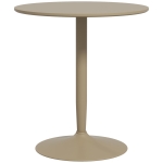 HOMCOM 75H x Φ70cm Two-Person Minimalistic Dining Table - Light Brown