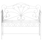 Outsunny Heavy-Duty Garden Bench-White
