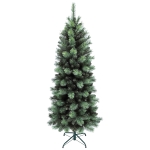 HOMCOM Árvore de Natal 180 cm Árvore de Natal Artificial com 528 Ramos para Interior Verde
