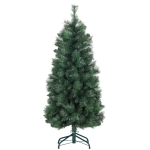 HOMCOM Árvore de Natal 150 cm Árvore de Natal Artificial com 354 Ramos e Suporte de Metal para Interior Verde