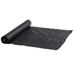Outsunny Rolo de Malha Anti-Ervas 2x100 m Malha Geotêxtil 60 g/m² para Controlo de Ervas Daninhas de Jardim Malha Anti-Ervas Pret