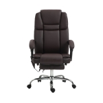 Vinsetto Six Point Vibrating Massage Office Chair - Dark Brown