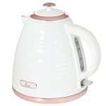 HOMCOM 3kW Rapid Boil Honeycomb Kettle - Cream