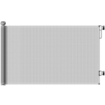 PawHut Barrera para Perros Retráctil 0-140 cm Barrera de Seguridad con Interruptor de Cierr para Puertas y Escaleras Gris