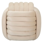 Mauro Ferretti Taburet Crem cm 45X45X45