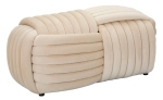 Mauro Ferretti bancă Softy Crem, Dimensiuni: 90X45X45 cm.