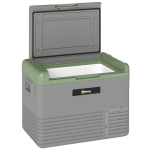 Outsunny 40L Portable Car Refrigerator - Light Green and Grey