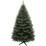 HOMCOM Brad de Crăciun din Plastic cu 1050 de Ramuri și Bază Pliabilă din Oțel, Ø120x180 cm, Verde