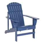 Outsunny Andirondack-Gartenstuhl Gartenstuhl Liegestuhl, verstellbare Rückenlehne, 72B x 94T x 93H cm, Blau