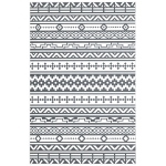 Outsunny Outdoor Teppich robuster Wetterfest Outdoorteppich, Carpet mit Boho-Style, Outdoor-Teppich für Wohnzimmer Balkon