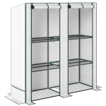 Outsunny Three-Tier Mini Greenhouse - White