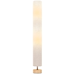 HOMCOM Lampadaire sur pied de salon avec abat-jour en lin, interrupteur à pied, 2 x douille E27, 120 cm, gris