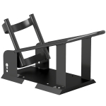 HOMCOM Bloque roue moto cale roue moto en acier support de transport avec 3 trous réglables en hauteur 27 x 71,5 x 33,5 cm noir