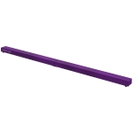 SPORTNOW Poutre gymnastique pliable 210 cm en velours, poutre d'équilibre avec fond antidérapant, pour enfants et adultes, violet