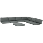 Outsunny Set of 14 Dining Set Cushions - Grey