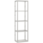 HOMCOM Four-Shelf Floor Lamp - Grey