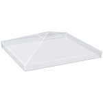 Outsunny 3 x 3 (m) Gazebo Protective Cover, Waterproof Transparent Gazebo Replacement Canopy Cover Top for Canopy and Tent