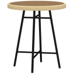 Outsunny Masuta de cafea pentru exterior, Finisaj de lemn natural
