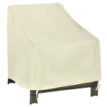 Outsunny Funda Protectora para Muebles de Jardín 68x87x77cm Funda de Tela Oxford 600D Impermeable para Patio Terraza Color Beige
