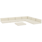 Outsunny Set of 14 Dining Set Cushions - Cream