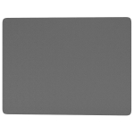 HOMCOM Tapis de chaise de bureau rectangulaire, antidérapants en plastique noir 120x90cm