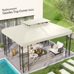 Vervangend dak voor metalen tuinpaviljoen paviljoen partytent tuintent 3x3 / 3x4m