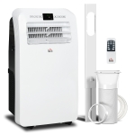 HOMCOM 12,000 BTU Three Mode Portable Air Conditioner - White