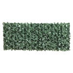 Outsunny Edera Finta per Balconi in PE Anti-UV, Rotolo Siepe Artificiale con Foglie, 240x100cm, Verde Scuro