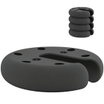 Outsunny Base per Tenda 4pz Riempito con Cemento Peso 8.8kg Φ20 × 4.5cm