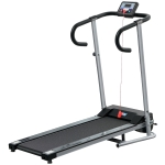 Tapis de course Fitness électrique pliable - Aosom.fr x FFHandball - 1 à 10 Km/h écran multifonctions - puissance 500 W