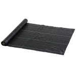 Outsunny Folie pentru Mulcire 100x1 m, Respirabilă și Anti-UV, din Polipropilenă Neagră