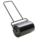 Outsunny Rolo para Relva Largura 58cm Ø32cm Rolo para Relvado 38L Preenchível de Areia ou Água com Guiador em U para Jardim Preto