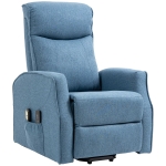 Homcom Fotoliu Relax – Recliner cu Masaj & 2 Telecomenzi