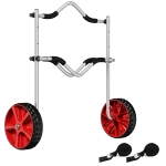 SPORTNOW Carucior de caiac, cu inaltime si latime reglabile