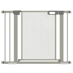 PawHut Cancellino per Cani Estensibile a Pressione con Chiusura Automatica, 75-103x76 cm, Grigio