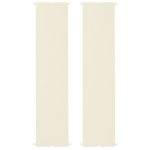 Outsunny Copertura per Gazebo Pergola 3x3 m in Poliestere con Tasche e Cinghie, 488x122 cm, Bianco Crema