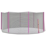 SPORTNOW Plasa de siguranta pentru trambulina 366cm, Roz