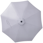 Outsunny Telo per Ombrellone da Ø295 cm in Poliestere Grigio Resistente all'Acqua con Presa d'Aria Superiore