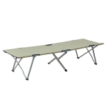 Outsunny Campingbett Feldbett Klappbett Liege inkl. Tasche 193x64x40cm (Beige)