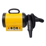 PawHut Profi Hundefön Tierfön Pet Dryer Flüsterfön Hundetrockner 2800W Metall Gelb 40 x 16 x 20 cm