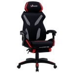 Vinsetto Fauteuil de bureau chaise de bureau ergonomique grand confort avec repose-pieds support lombaire hauteur réglable roulettes pivotantes 65 x 65 x 129 cm