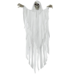 Outsunny Halloween-Dekoration Gespenst mit Spezialeffekten und Soundfunktion 91 cm x 19 cm x 153 cm