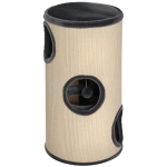 PawHut 70cm Height Cat Post Tree Scratching Barrel Sisal Activity Center Condo Kitten Bed Scratcher Climbing Climber Play House for Indoor Cats